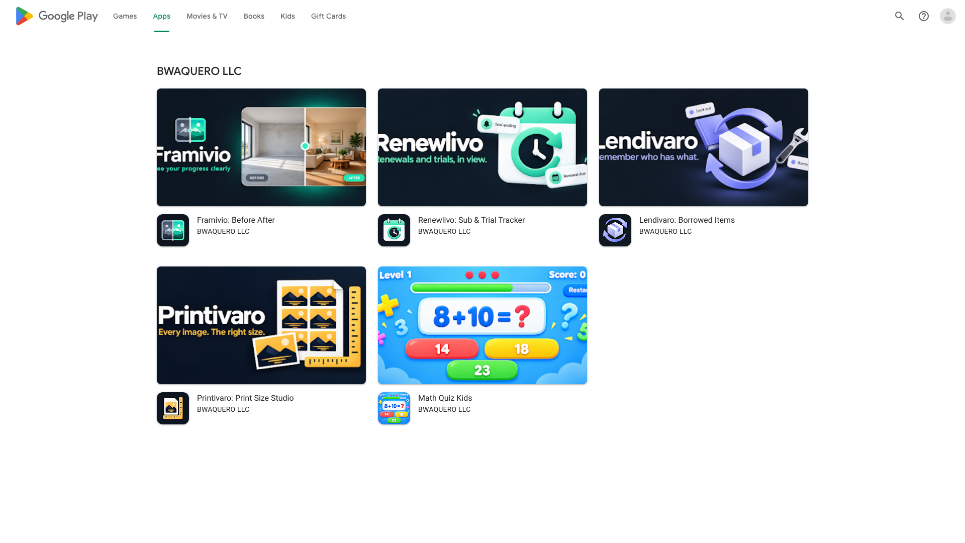 Play Store截图