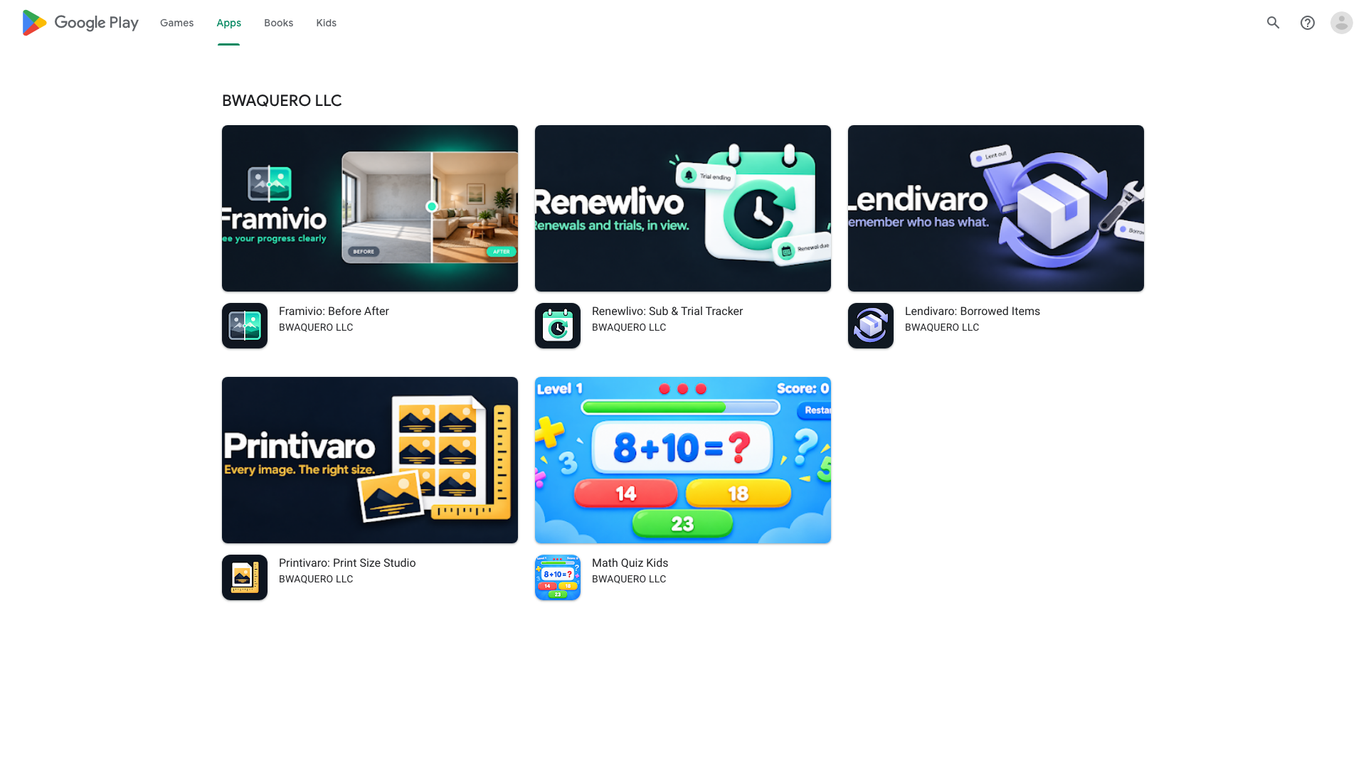 Play Store截图